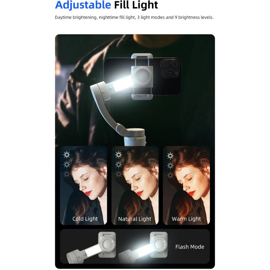 TOKQI 3-Axis Gimbal Stabilizer M01