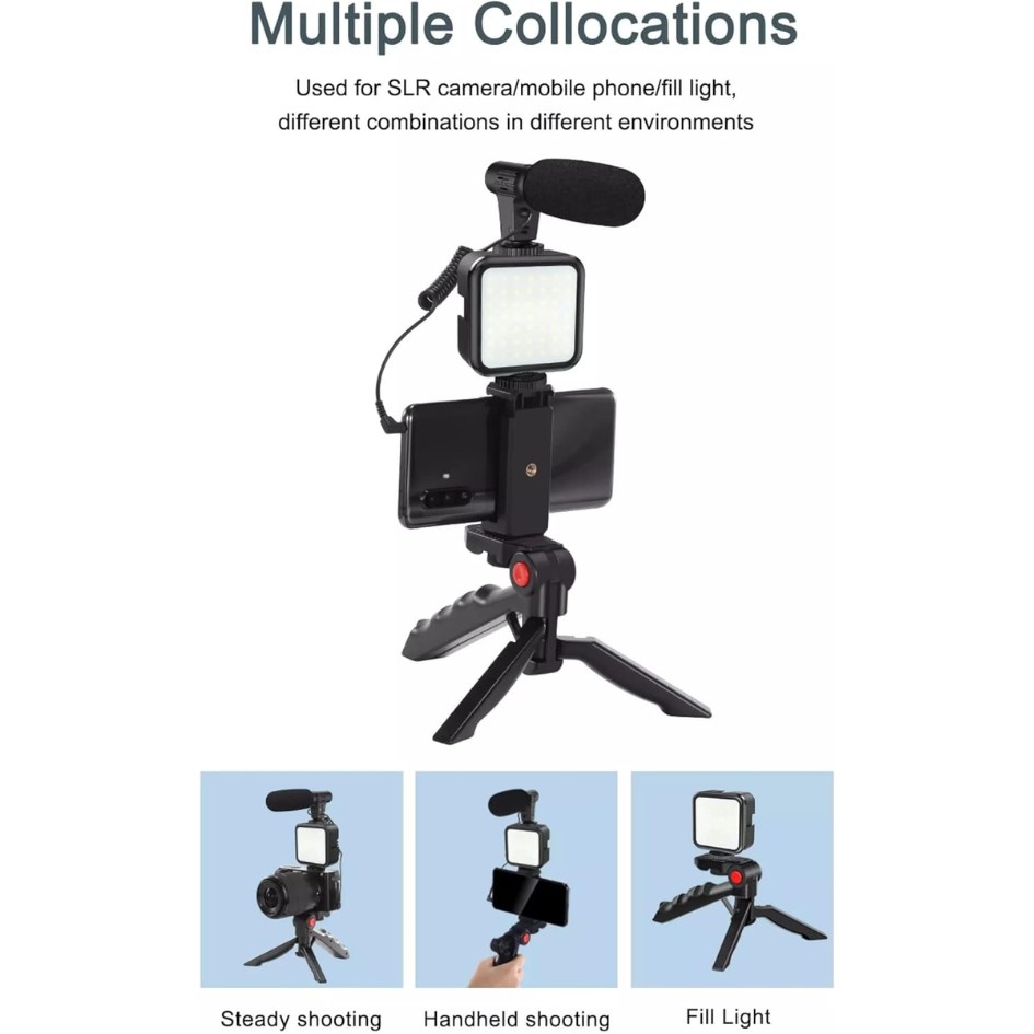 Vlog Video-Making Kit with Tripod AY-49