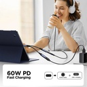 JOYROOM 60W 2 in 1 Audio Adapter USB-C To 3.5mm+C SY-C02