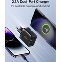 JOYROOM 12W 2.4A 2USB Smart Charger JR-TCN01