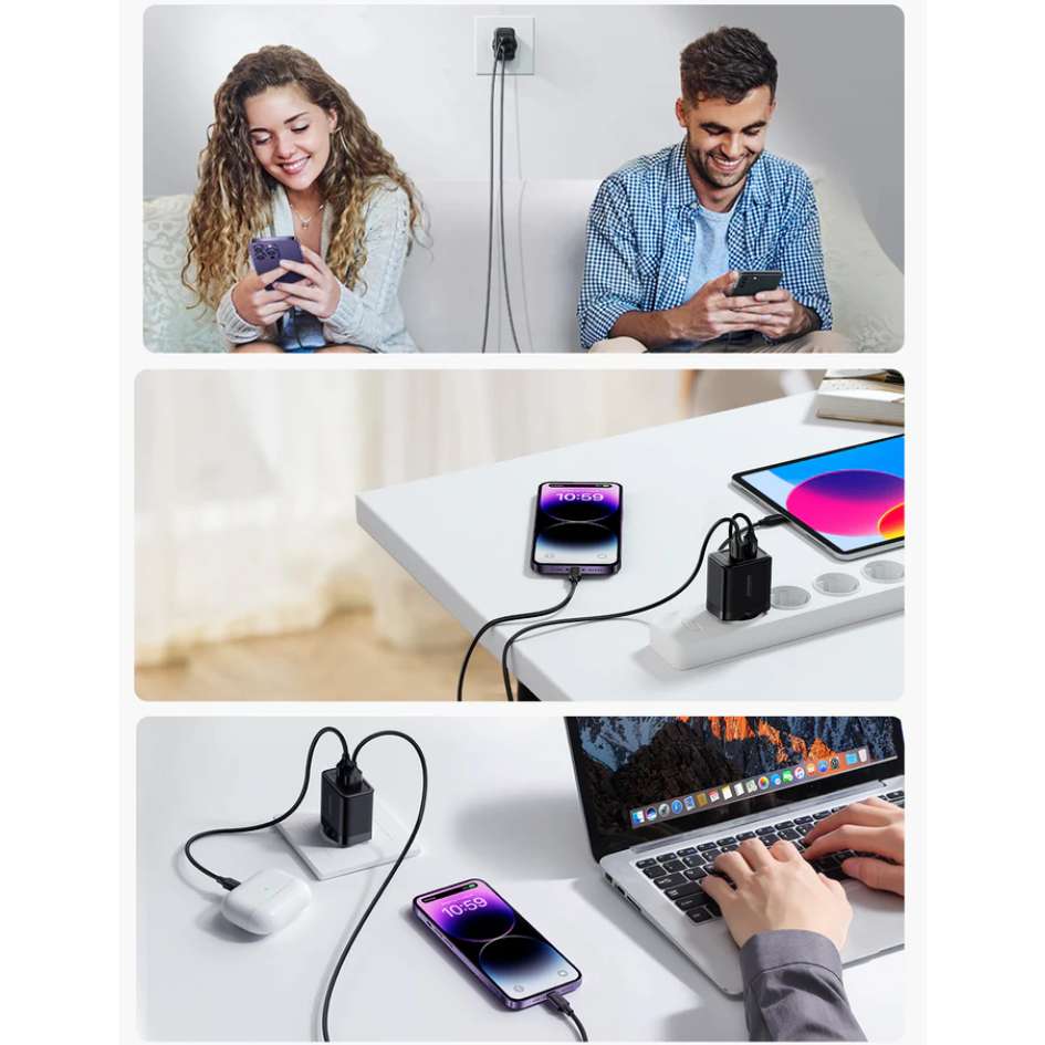 JOYROOM 12W 2.4A 2USB Smart Charger JR-TCN01