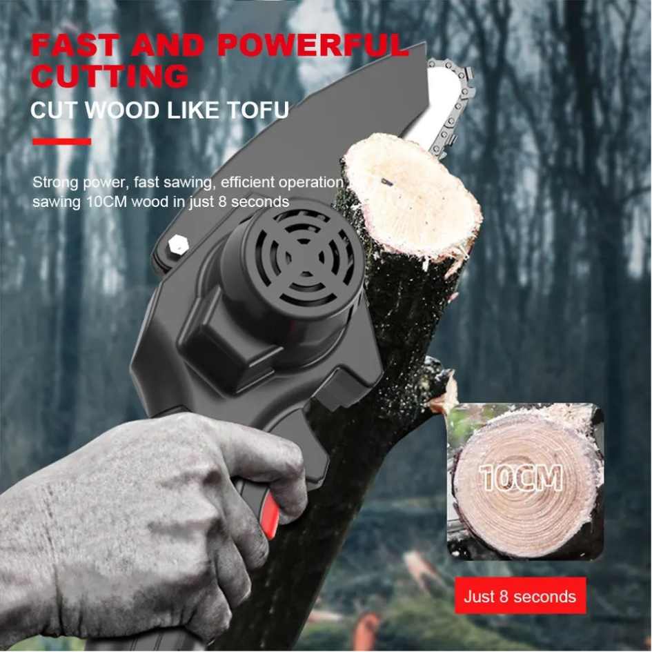 Mini Rechargeable Chainsaw 6'' LC-9995