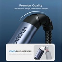 JOYROOM 2 in 1 Audio Adapter Lightning To 3.5mm+Lightning SY-L01