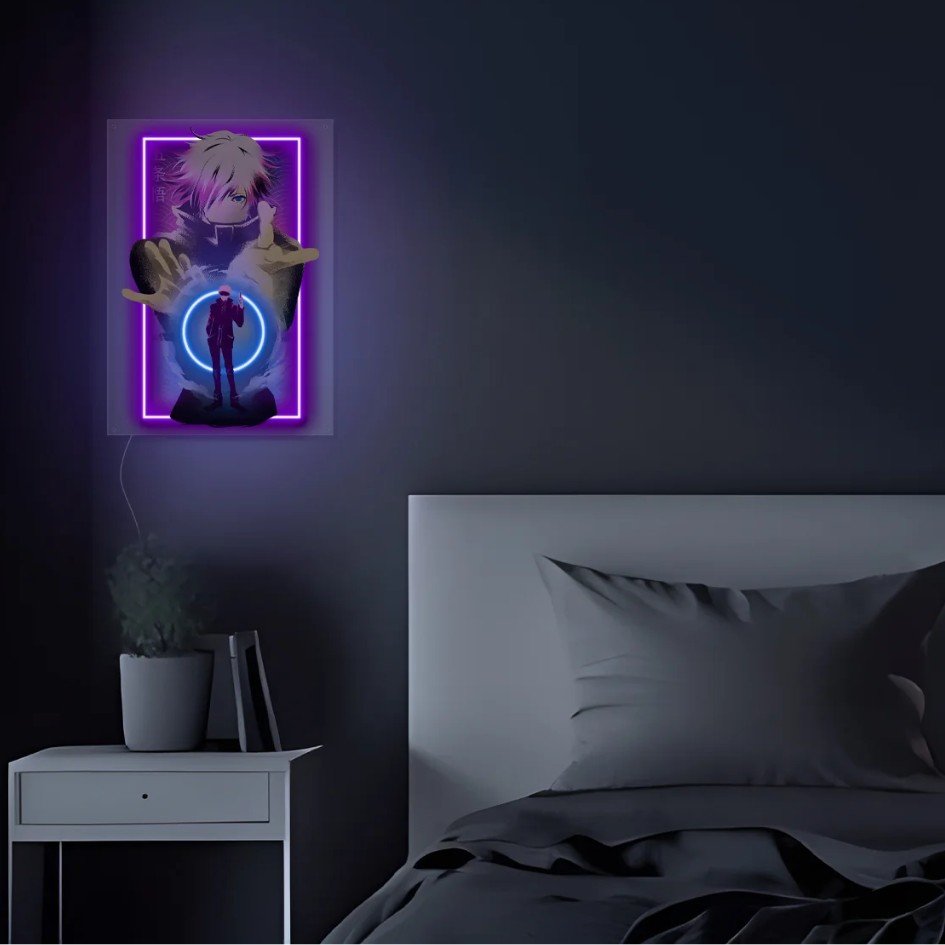 Jujutsu Kaisen Satoru Gojo Infinite Void Neon Sign 42cm