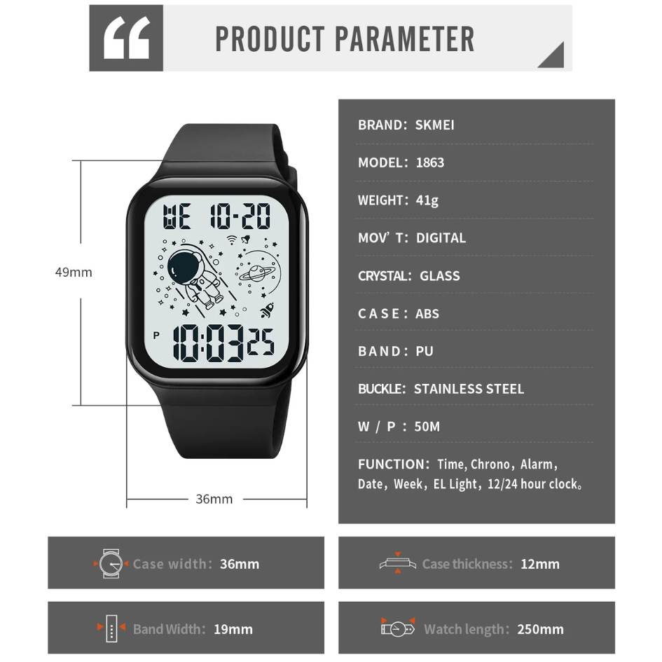 SKMEI Digital Watch CN1863