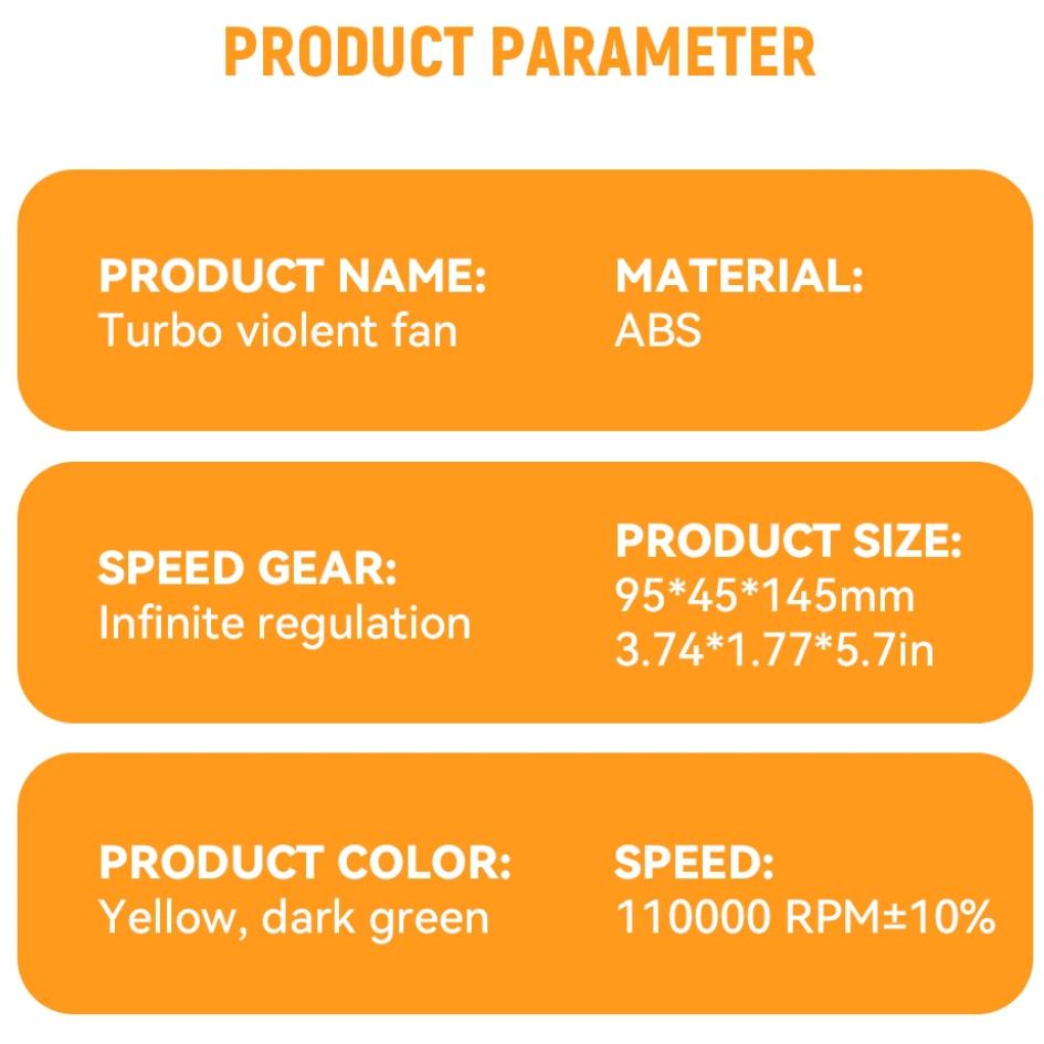 Handheld High-Speed Fan F015
