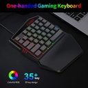 T-WOLF T19 ONE HANDED KEYBOARD