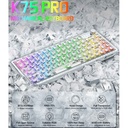 Attack Shark Transparent Mechanical Wired Keyboard K75 RGB