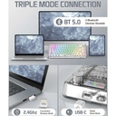 Attack Shark Transparent Mechanical Wired Keyboard K75 RGB