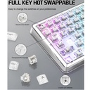 Attack Shark Transparent Mechanical Wired Keyboard K75 RGB