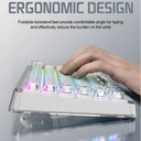 Attack Shark Transparent Mechanical Wired Keyboard K75 RGB