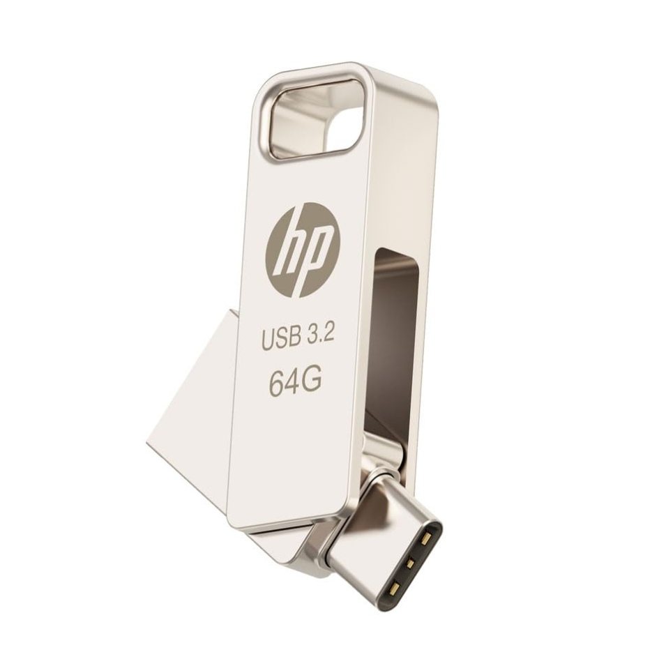 HP USB 3.2 X206C Dual Drive 64GB USB-A To C