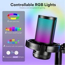 Maono DGM20 GamerWave Condenser USB Gaming RGB Microphone
