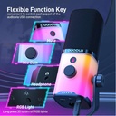 Maono PD100X RGB USB/XLR Dynamic Microphone for Game Streamers