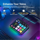 Maono Caster G1 NEO Audio Mixer for Game Streamer