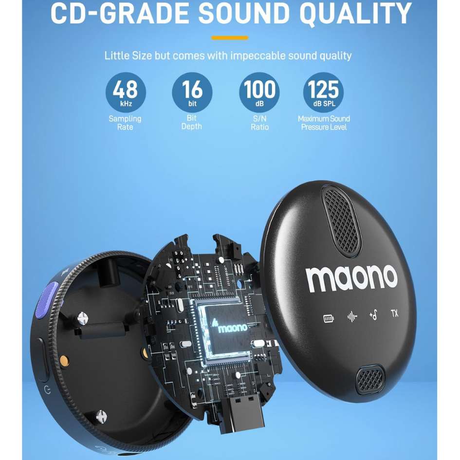 Maono WM620 PC2 Lavalier Wireless Microphone