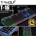 T-WOLF T16 METAL LUMINOUS KEYBOARD