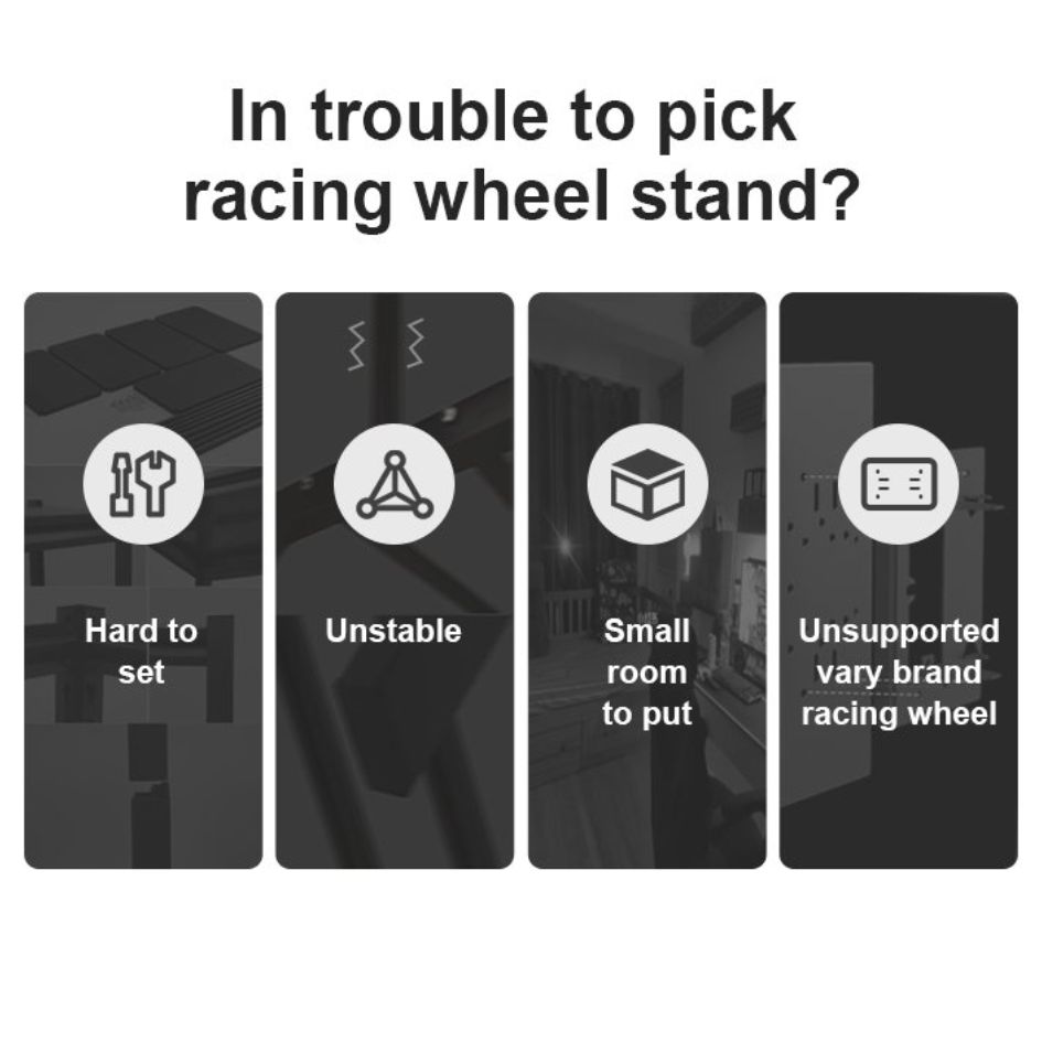 PXN A10 Foldable Racing Wheel Stand