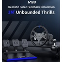 PXN V99 Force Feedback Gaming Steering Wheel