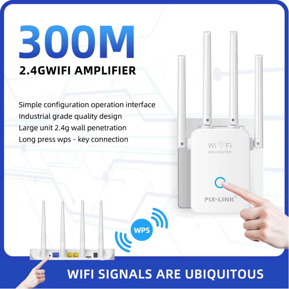 PIX-LINK Wi-Fi Repeater/ Router/ AP LV-WR32Q