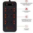 Smart Power Sockets 3000W 5 USB+1 Type-C+6 Socket BKL-22 2M