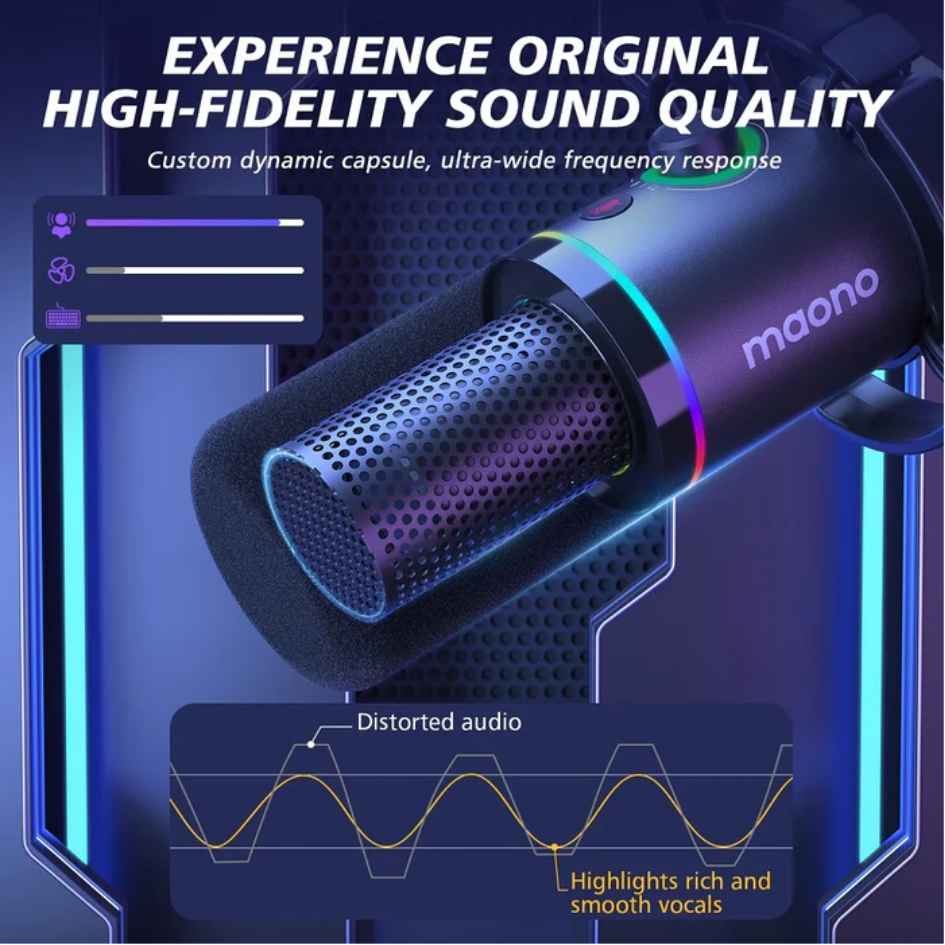 Maono PD200X Series USB/XLR Podcast Dynamic Microphone