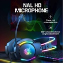 Onikuma RGB Wired Gaming Headphone X26
