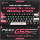 Onikuma Wired Gaming Mechanical Keyboard G55