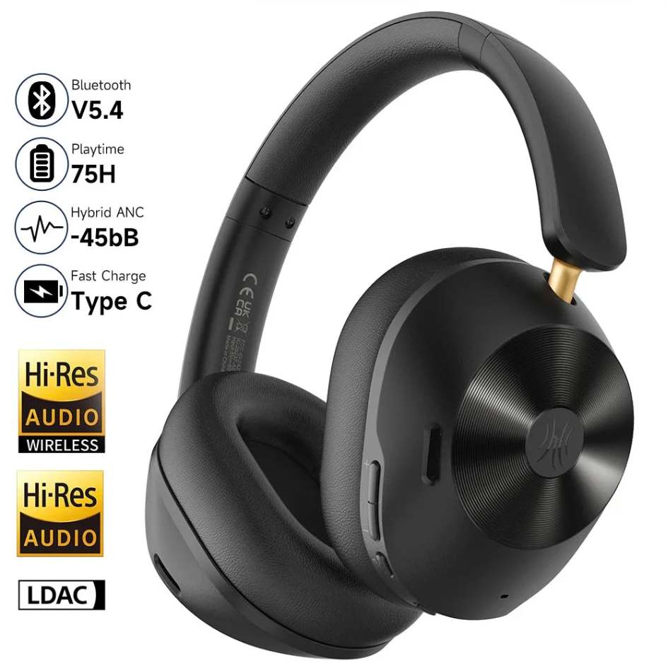 OneOdio Wireless Adaptive Hybrid ANC Headphone A5