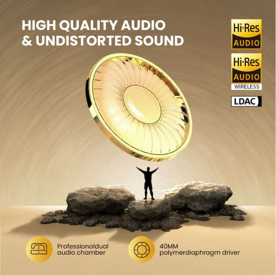 OneOdio Wireless Adaptive Hybrid ANC Headphone A5