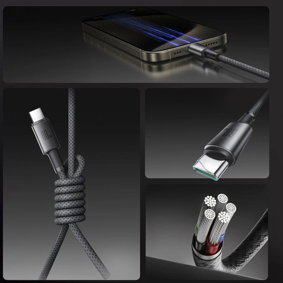 JOYROOM 60W Fast Charging Data Cable Type-C To Type-C S-A50