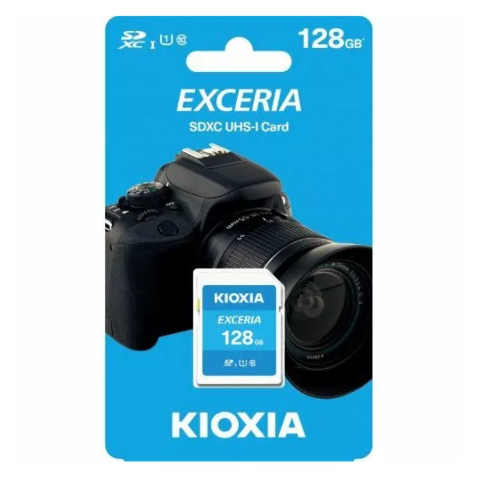 Kioxia Exceria SDXC UHS-I Card 128GB Class 10