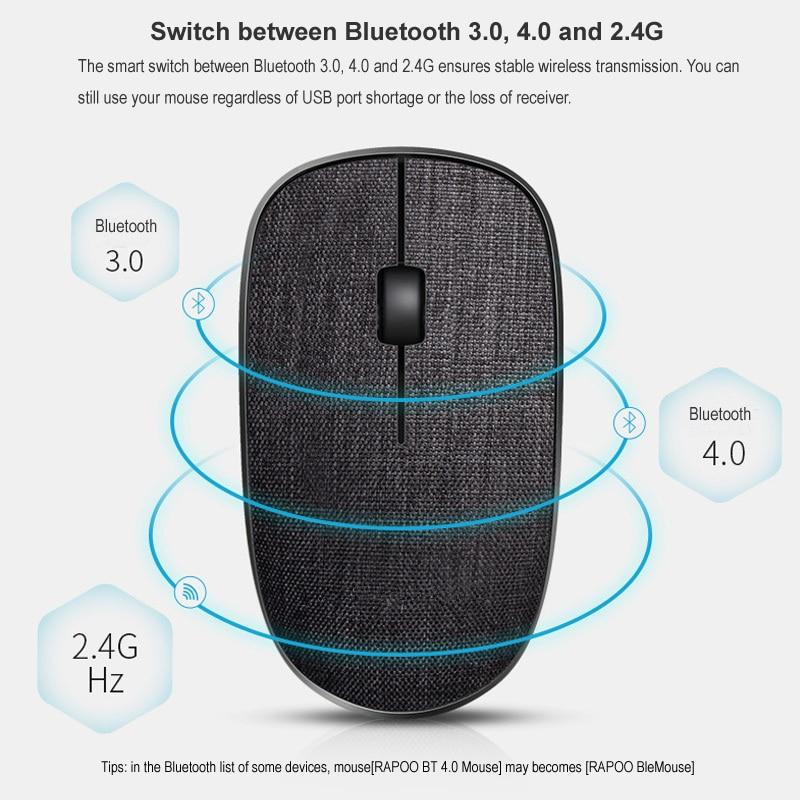 Rapoo M200G Plus Silent Multi-Mode Wireless Mouse