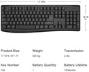 Rapoo X1800pro Wireless Optical Mouse and Keyboard