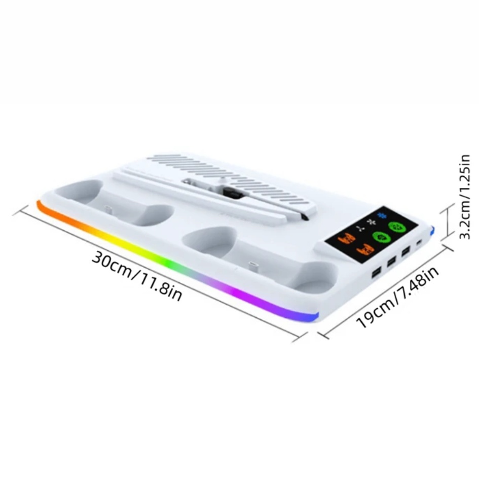 OIVO PS5 Cooling Stand with Controller Charger IV-P5364