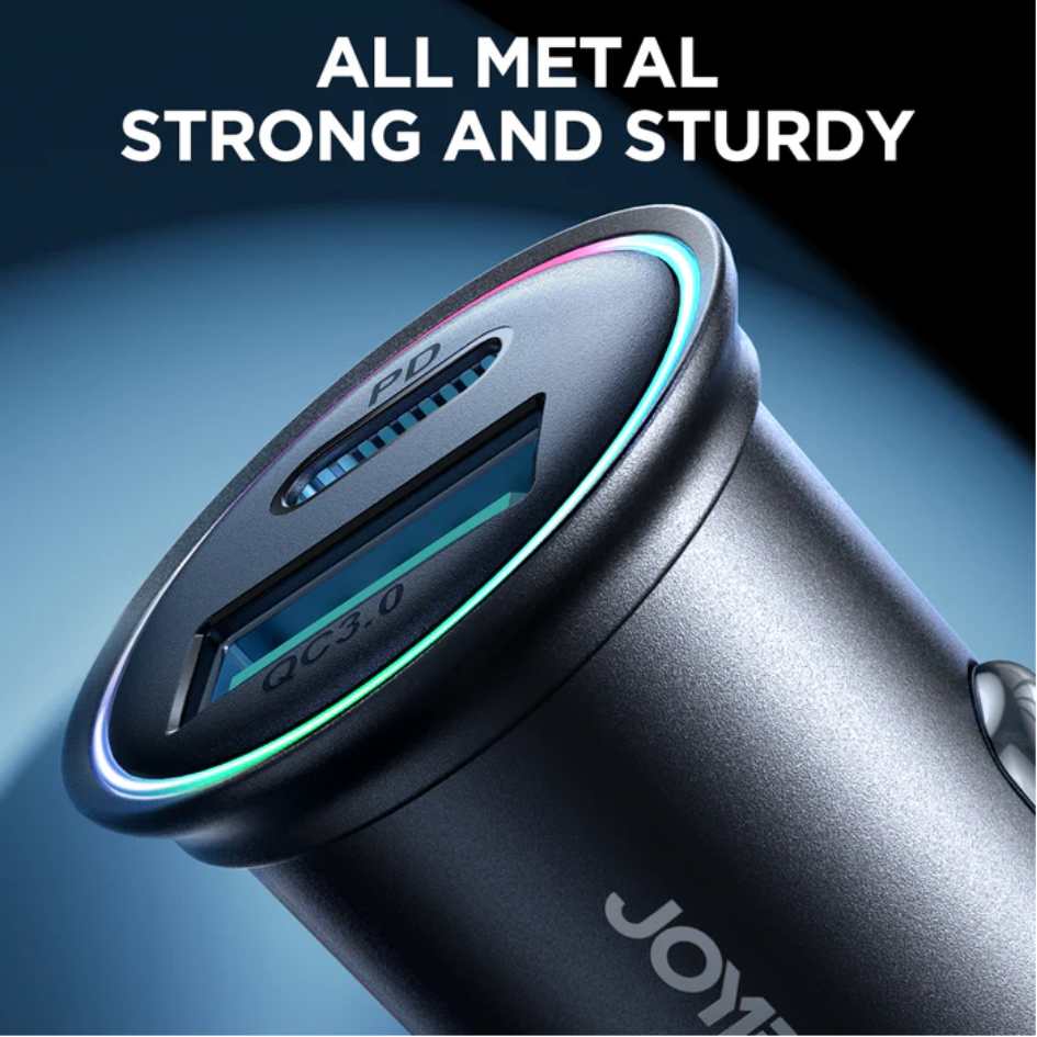 Joyroom 60W Mini Metal Fast Car Charger JR-CCN04