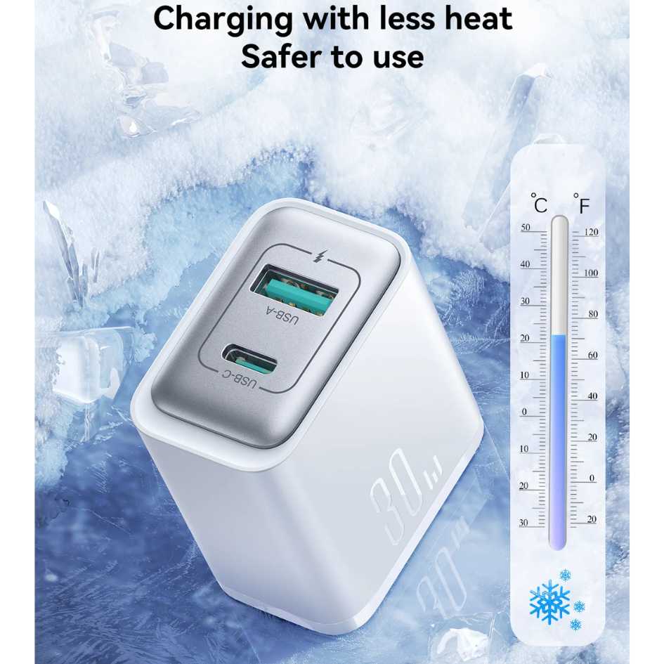 JOYROOM 30W Dual-Port Fast Charger JR-TCF15EU