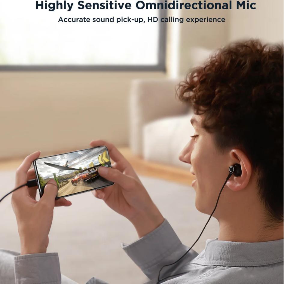 JOYROOM Wired Type-C Series Half In-Ear Earphones JR-EC07