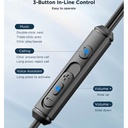 JOYROOM Wired Type-C Series Half In-Ear Earphones JR-EC07