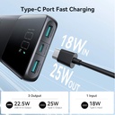 JOYROOM 10000mAh 25W Fast Charging Power Bank JR-PBF20