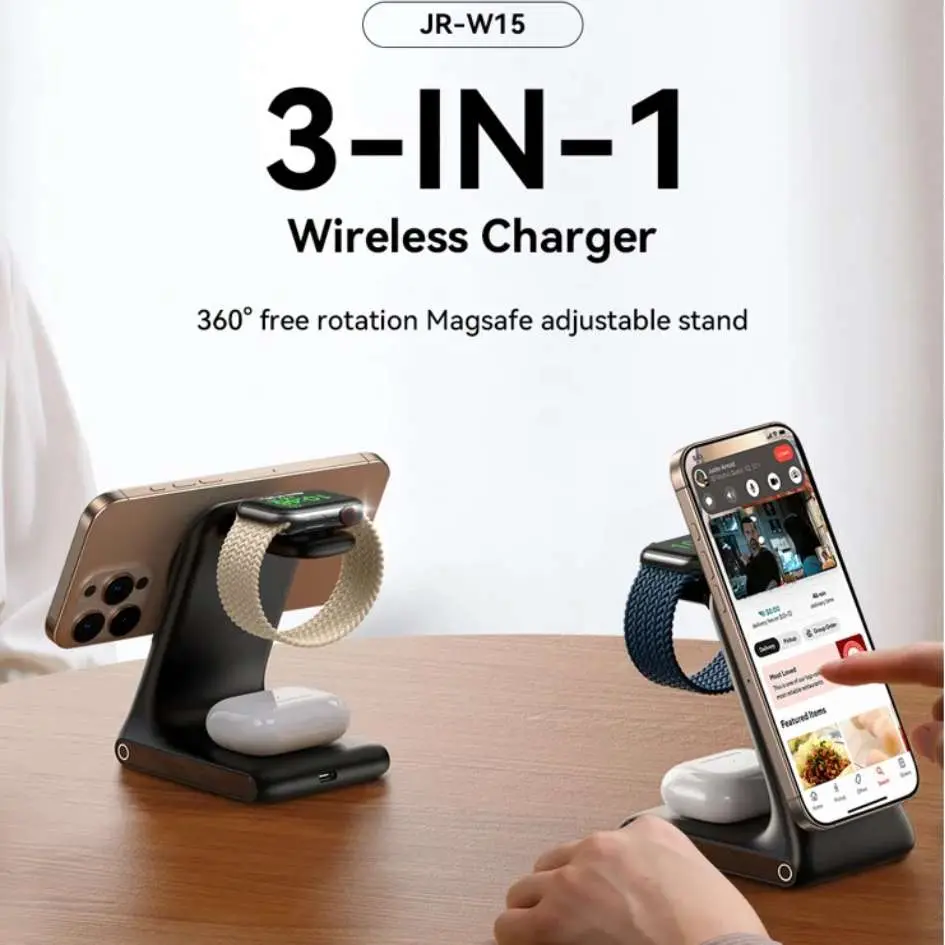 JOYROOM 3 in 1 Wireless Charging Station JR-W15-2.webp