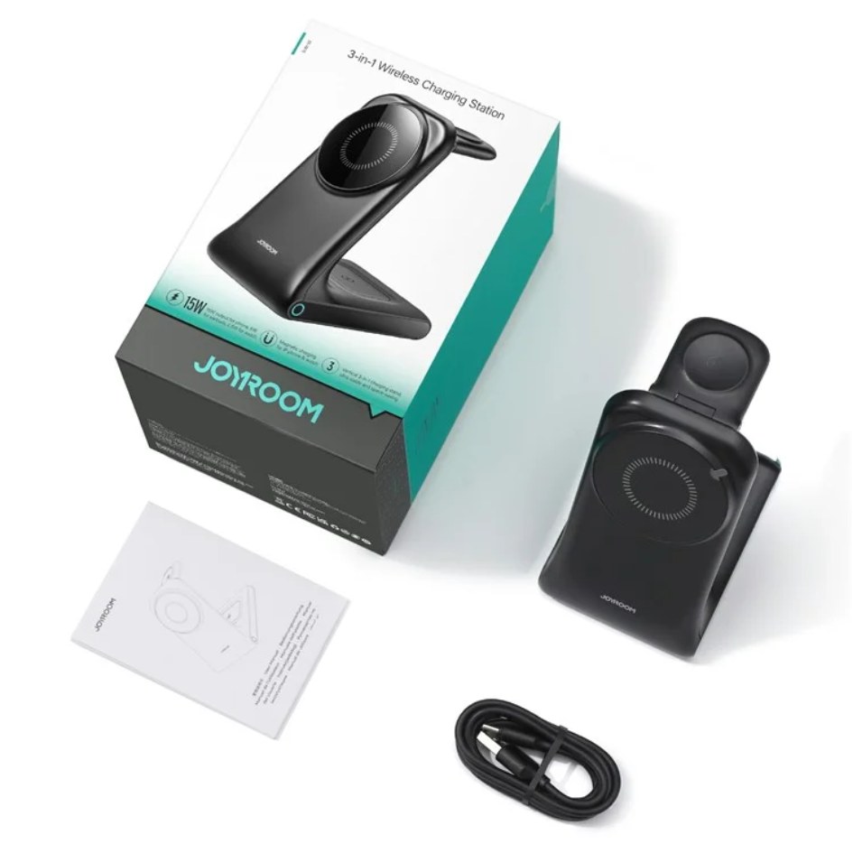 JOYROOM 3 in 1 Wireless Charging Station JR-W15