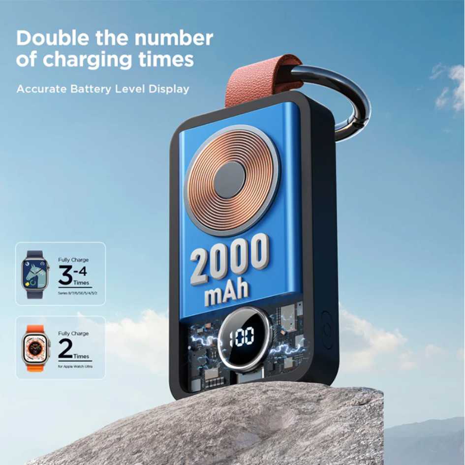 JOYROOM 2000mAh Portable Wireless Watch Charger JR-WQW01