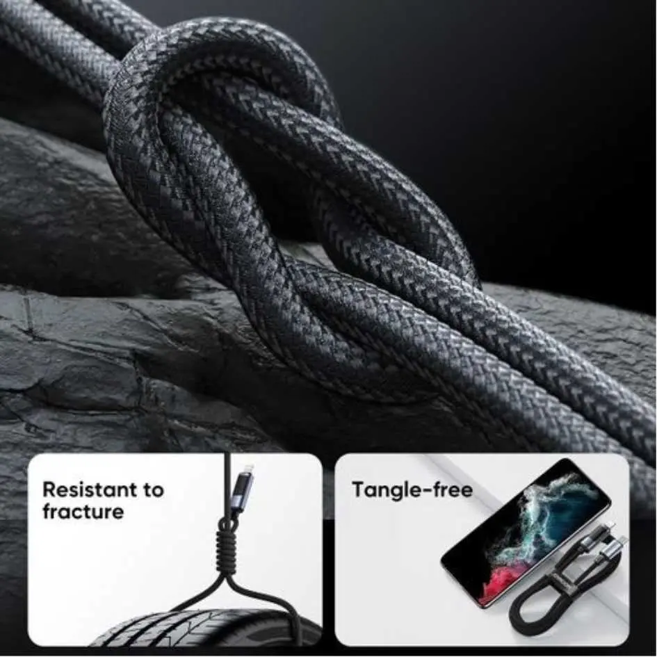 JOYROOM 100W Display Fast Charging Data Cable Type-C to C S-CC100A16-2.webp