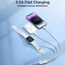 JOYROOM 3 in1 3.5A IP Watch Magnetic Charging Cable S-IW008