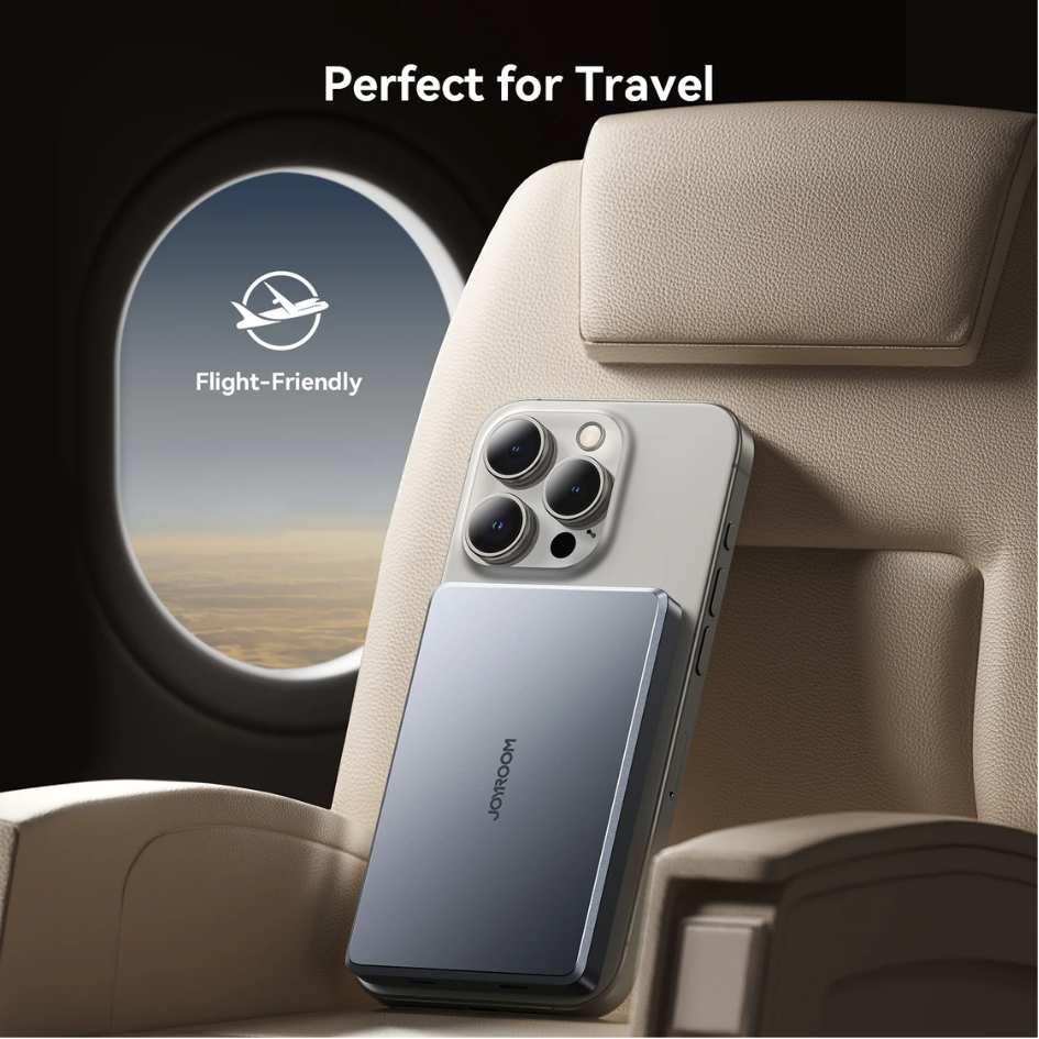 JOYROOM 10000mAh 20W Ultra-Slim Metal Magnetic Wireless Power Bank JR-PBM08 Pro