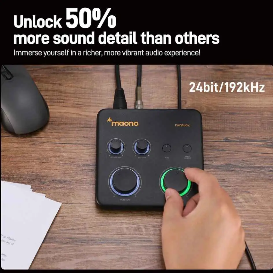 Maono ProStudio 2x2 Lite USB Audio Interface PS22 Lite-2.webp