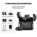 Maono AI Wireless Lavalier Microphone Wave T1 Mini WM622 PBC2