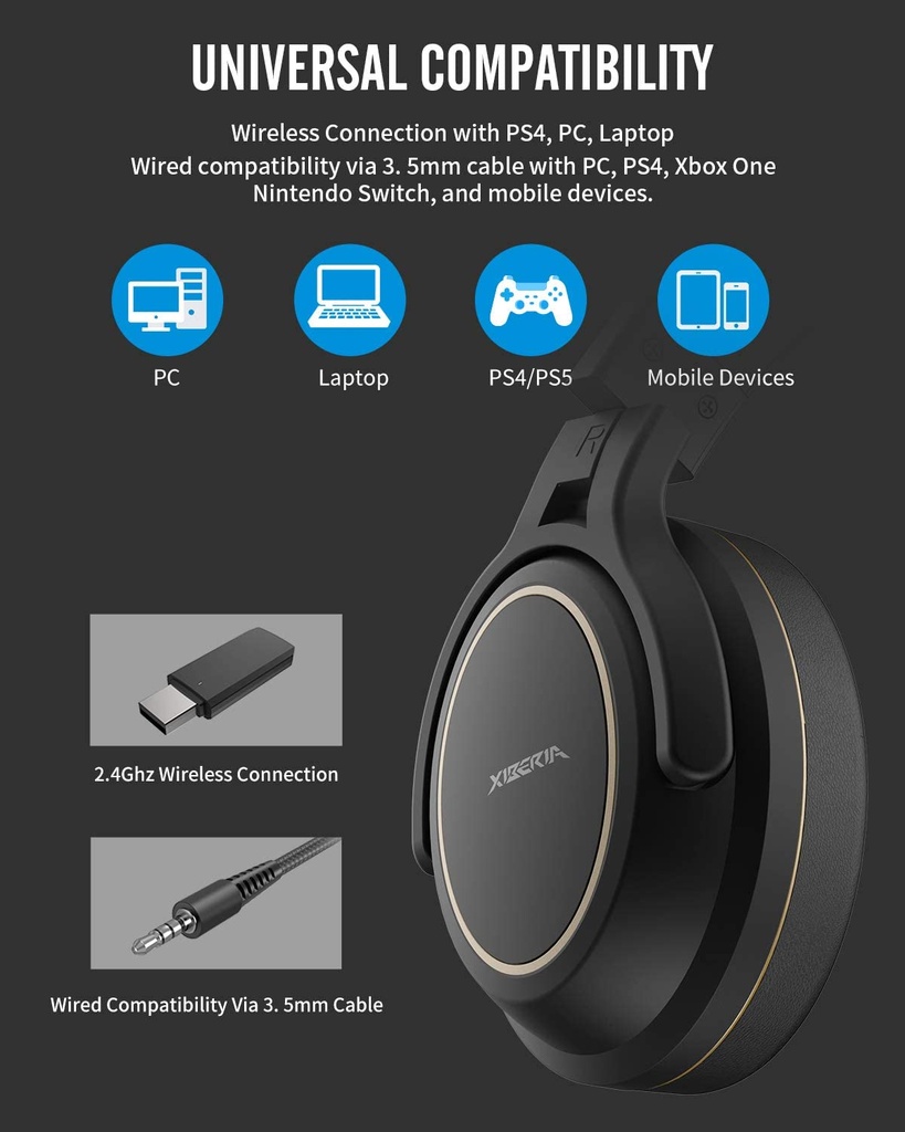 XIBERIA G01 WIRELESS GAMING HEADSET