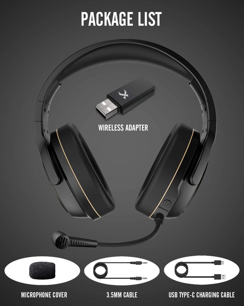 XIBERIA G01 WIRELESS GAMING HEADSET
